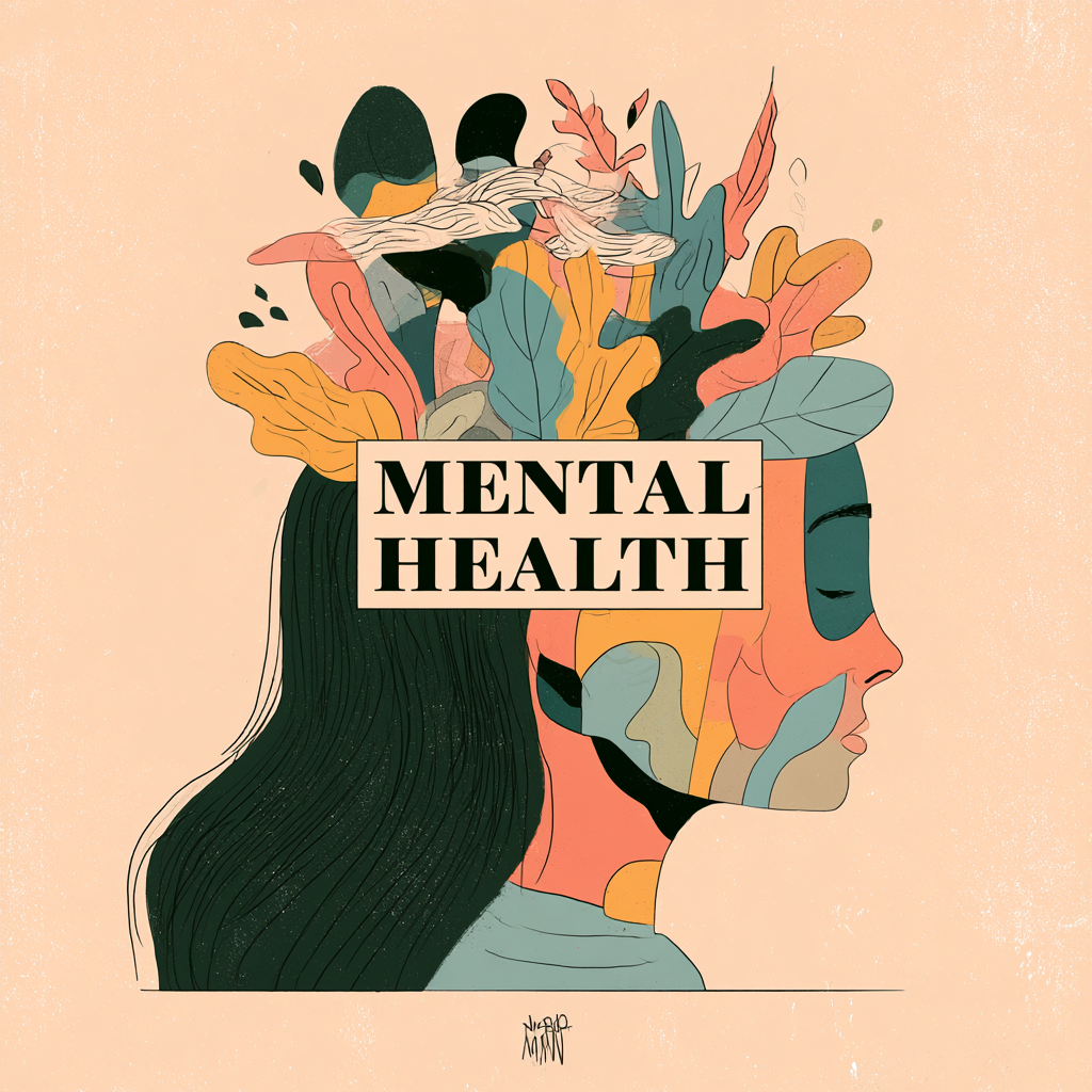 Mental health illustration representing how Fresno drug rehab can improve mental health through integrated addiction treatment, therapy, emotional support, and recovery care.
